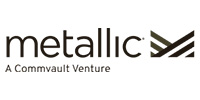metiallic logo